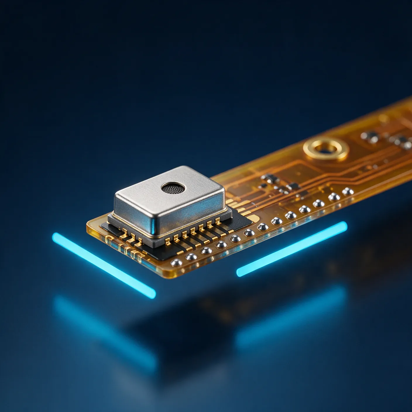 Microfon telefon pe flex